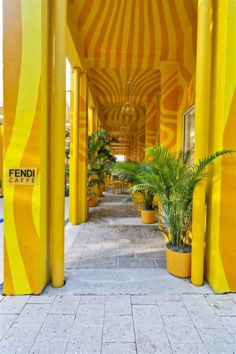 fendi caffe miami|fendi design district.